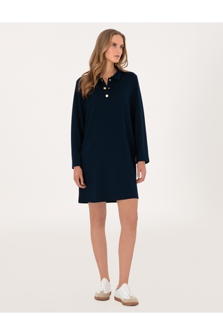 Pierre Cardin Kadın Lacivert Elbise Örme 50315895-vr033 Lacivert
