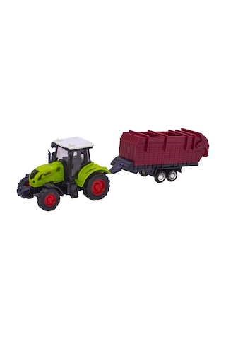 Oyuncak Traktör Balya Taşıyıcı Tarım Seti 26 Cm