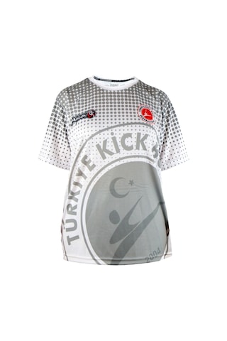 Dragondo Kf2024 Kick Boks Tişörtü Beyaz Kick Boxing Tshirt Beyaz