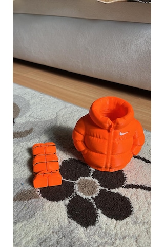 3d Baskı Kalemlik Ve Stres Küpü Seti Turuncu 3d Baskı Kalemlik Ve Stres Küpü Seti Turuncu