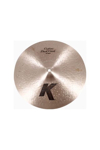 Zildjian Zıldjıan K Custom Dark Crash Zil 16" , Hızlı Sönümlü, Dolgun Ses Vurmalı Çalgı Aksesuarları Sarı - Bronz