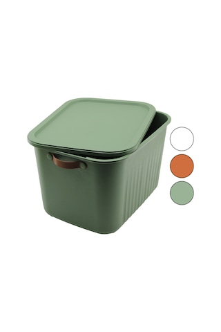 Storeşahin Kapaklı Plastik Organizer Kutu 20 L 40x30x25 Cm Shn0720 Çok Renkli
