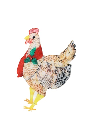 Geeroyoo Plastik Noel Tavuk Işıklı Dekorasyon, Su Geçirmez Bahçe Çimenlik Zemin Aydınlatması, Yeniden Kullanılabilir Bahçe Sanatı Dekoru Pil Dahil Değil Diğer