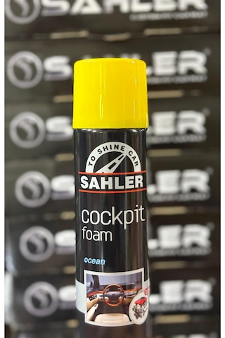 Sahler Araç Kokpit Temizleyici Foam - Okyanus Kokulu Özel Köpük Slikon Sprey
