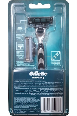Gillette Mach3 2 Yedekli Tıraş Makinesi