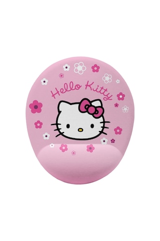 Hello Kitty Desenli Bilek Destekli Kaymaz Buruşmaz Kırılmaz Mouse Pad