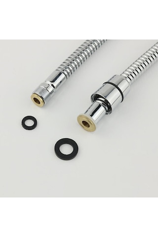 2m Paslanmaz Çelik Duş Hortumu Esnek Kırılmaz El Duşu Hortumu Musluk Sprey Hortumu Banyo El Bağlantı Borusu Deri Pedli Diğer