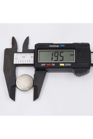 Mıknatıs 10 Adet 20 x 5 mm Yuvarlak Güçlü Neodyum Mıknatıs Çap 20