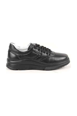 Libero Lz4506 Dikiş Detaylı Antik Görünümlü Kalın Hafif Eva Taban Kadın Sneaker Siyah