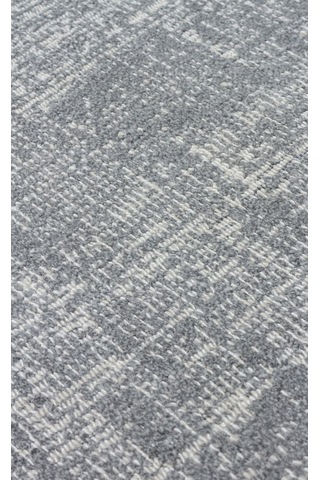 Eko Halı Kalaharı Klh Plain Grey Özel Dokuma Tekniği İle Üretilen Modern Sade Desenli Makine Halısı