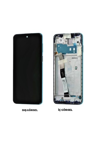 Teknonet Xiaomi Redmi Note 9 Pro Uyumlu Lcd+dokunmatik+çıtalı - Mavi
