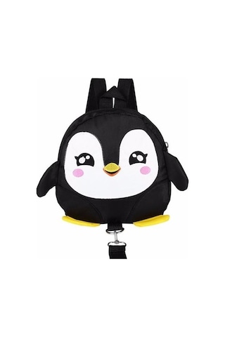 Penguen Çocuk Okul Çantası Karikatür Anaokulu Sırt Çantası Bebek Moda Seyahat Sırt Çantası 8tr8qw Siyah