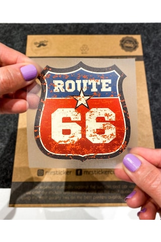 Rou8 Vintage Route 66 Sticker