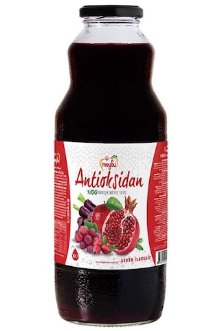 Meysu Antioksidan %100 Karışık Meyve Suyu 1 Lt X 6 Adet