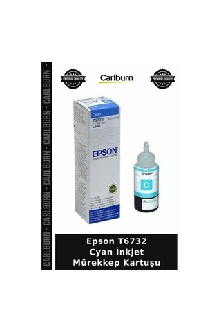Özel Seri Epson T6732 Cyan İnkjet Mürekkep Kartuşu Görsel Ev Sıvı