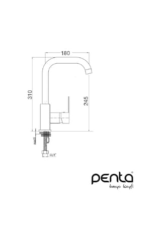 Penta Agena P915R L Borulu Evye Bataryası