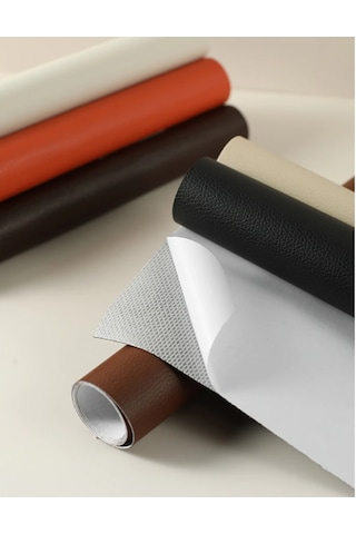 Lanse Suni Deri Yapışkanlı Suni Deri 1 Adet 100 Cm x 140 Cm Lacivert