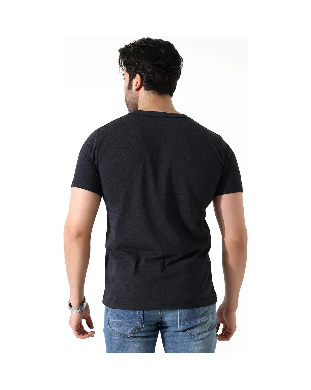 Piano Luce Erkek 5 Li Paket T-shirt Kısa Kollu Bisiklet Yaka Regular Fit 5 Renk Seçenekli Çok Renkli