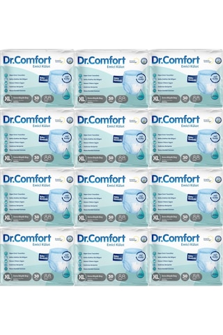 Dr.comfort Hasta Bezi Yetişkin Emici Külot Xl 12pk 30 XL