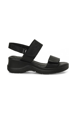 Butigo 25s-271 6fx Siyah Kadın Dolgu Topuk Sandalet 000000000102687422 Siyah