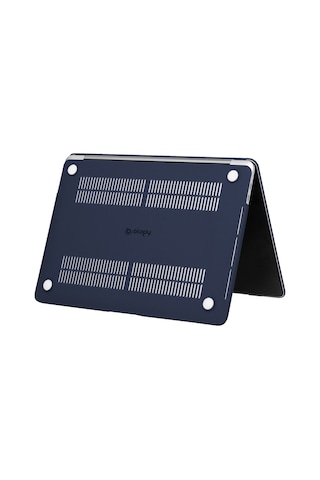 Blogy Apple Uyumlu MacBook Pro 14.2 İnç Crystal Fit Kılıf Mavi