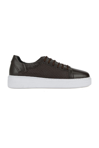Ziya Erkek Hakiki Deri Sneaker 161423z515 Kahve 161423z515 300 40