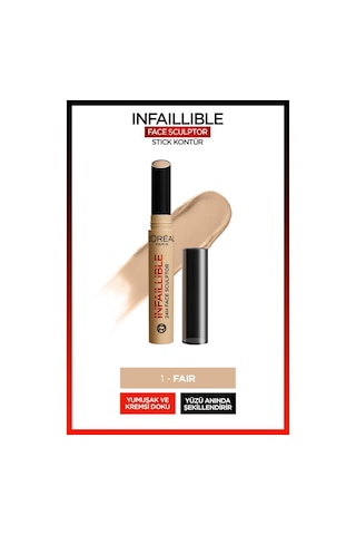 L'oréal Paris Infaillible Face Sculpter Stick Kontür - Fair 30188372-10992