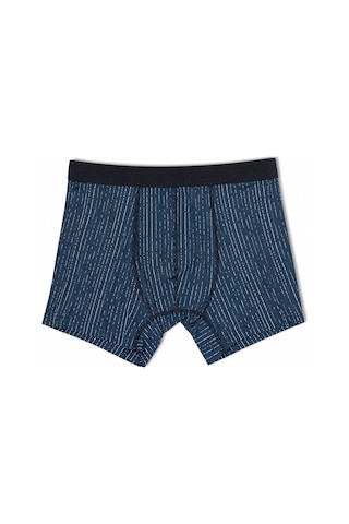 Cazador Erkek Boxer Desenli Pamuklu Ve Likralı 93030 Mavi