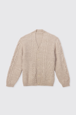 Panço Erkek Çocuk Triko Bej Hırka 2621bk82005 Krem