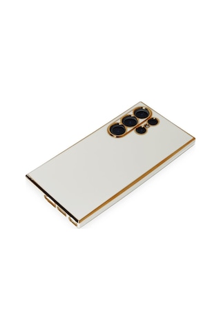 Samsung Uyumlu Galaxy S24 Ultra Kılıf Volet Luxury Seri Kamera Korumalı Silikon Kapak