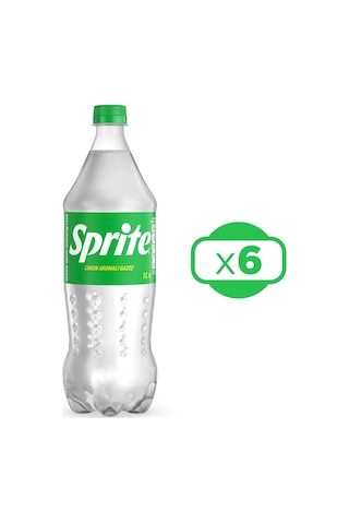 Sprite Gazoz 6 x 1 L