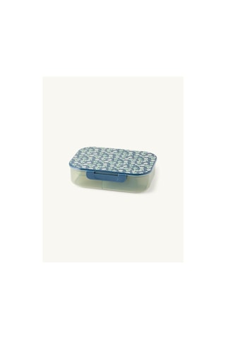 Sostrene Grene Çiçekli Lunch Box Bölmeli Saklama Kutusu 21 X16 Cm Mavi 93111916