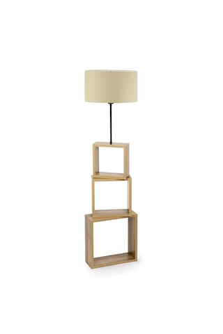 Homing Kumaş Başlıklı Modern Raflı Lambader Ayd-2903