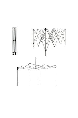 Yekoutdoor Profesyonel 3x3 Otomatik Gazebo Çardak İskeleti