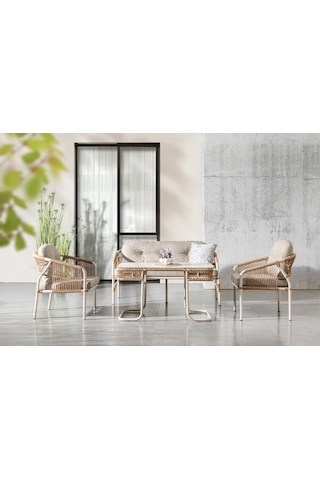 Martin Mini Bahçe Balkon Oturma Grubu Antrasit Martin Mini Bahçe Balkon Oturma Grubu Antrasit