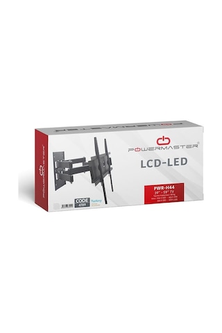 Powermaster Pwr-h44 39''-55'' Çift Kollu Kilitli Hareketli Duvar Askı Aparatı