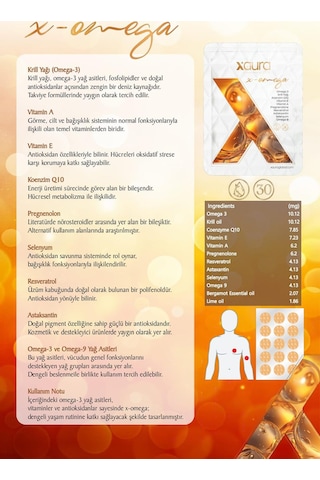 Xaura Global X-omega 30'lu Transdermal Bant