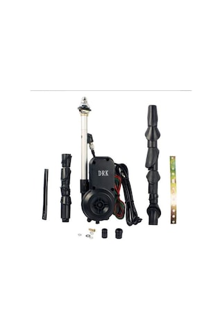 Otomotik Anten Otomobil Bagaj Anteni 5 Kademeli Aparatlı 12Volt