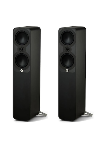 Q Acoustics 5050 Satin Black Kule Tipi Hoparlör Çift ı