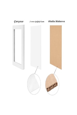 21x30 Cm Kobe Bryant Nba Forma Tasarımlı Poster Tablo 2 Mm Camlı