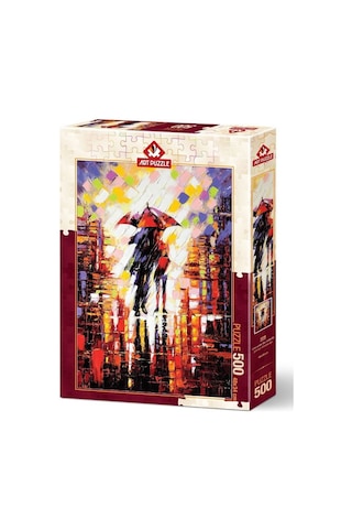 Art Puzzle Şemsiye Altındaki Aşk 500 Parça Puzzle