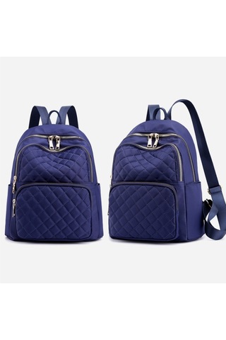 Nakış İpliği Eşkenar Dörtgen Tüm Maç Sırt Çantası Okul Gezisi mavi