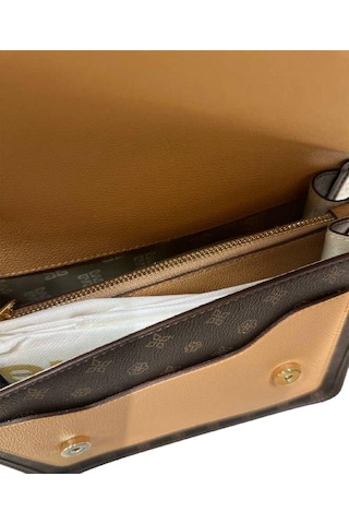 Pierre Cardin P.c Byn Cnt Pıerre Cardın Monogram Desenli Büyük Boy Kadın Ayarlanabilir Askı Detalı Çanta 001