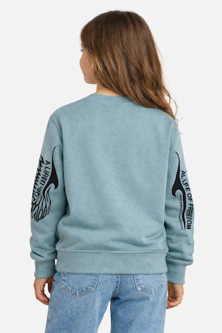 Kız Çocuk Kol Baskılı Sweatshirt Bgl-st05272 Açık Yeşil