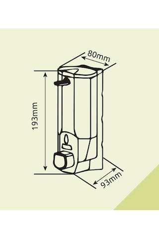 Xinda Zyq138g Sıvı Sabun Ve Şampuan Dispenseri Silver
