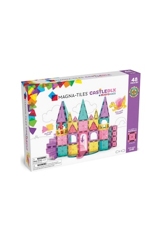 Magna-tiles Castle Dlx + Micromags - Prenses Şatosu 48 Parça