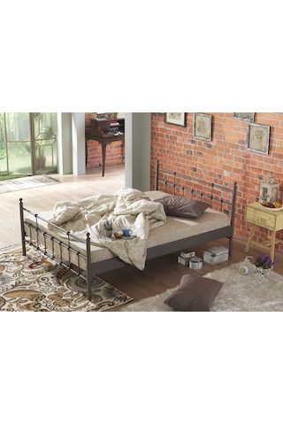 Bedliga Lalas Ferforje Metal Çift Kişilik Karyola (230296700)