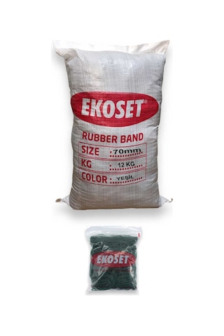Toptan Yeşil Para Lastiği 12 Kg