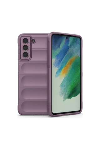 Samsung Galaxy Uyumlu S22 Plus Kılıf Optimum Silikon - Mor Çr