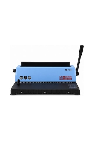 Rayson Td-130 Manuel Tel Ciltleme Makinesi 34 Delikli Profesyonel Ciltleyici